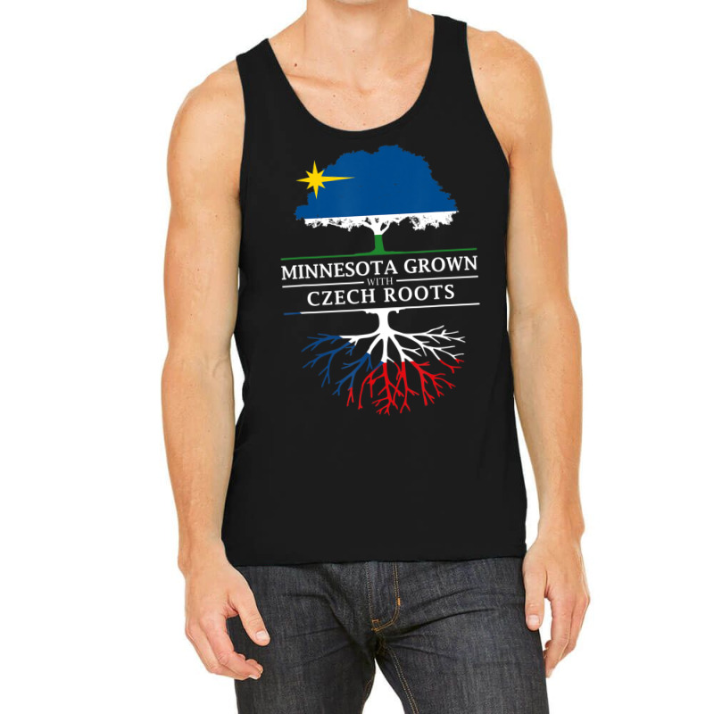 Trending Minnesota Grown With Czech Roots Czech Republic Tank Top | Artistshot