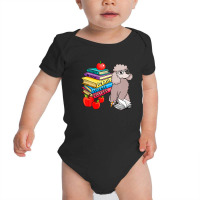 Poodle Sunglasses School Books First Day Of School Lover Baby Bodysuit | Artistshot