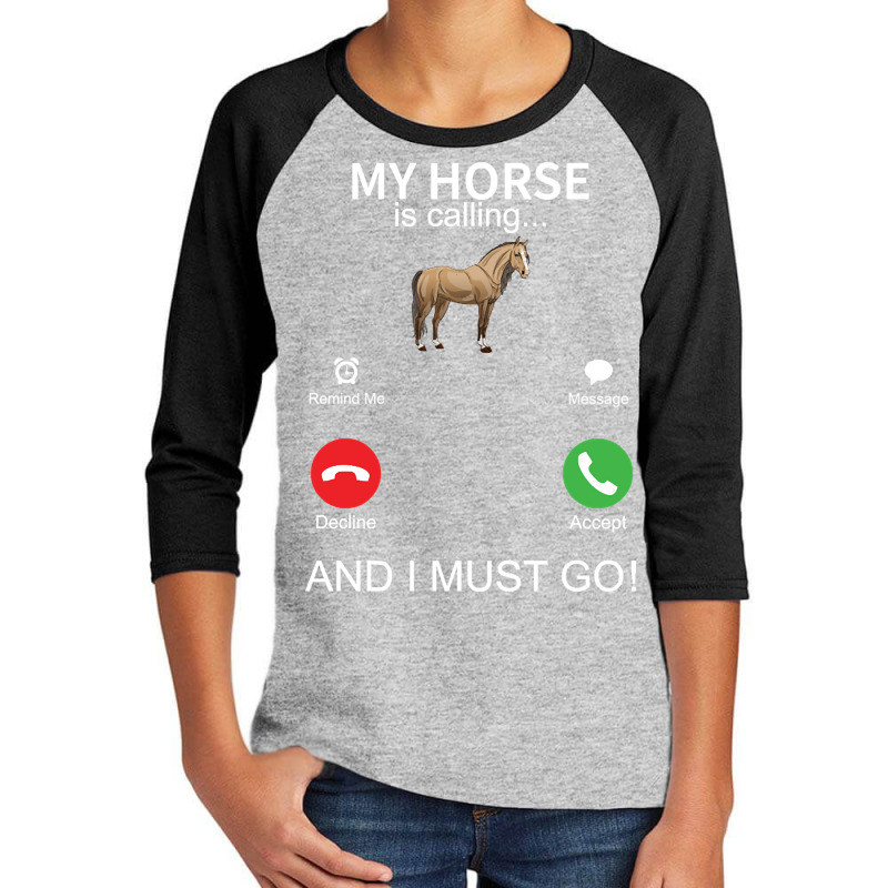 Limited Edition Horse-4chvf Youth 3/4 Sleeve by macklinsampson | Artistshot