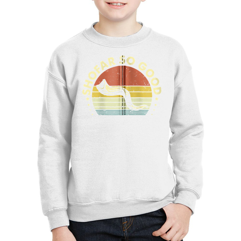 Yj6j Vintage Shofar So Good Rosh Hashanah Jewish Day Zip Youth Sweatshirt | Artistshot