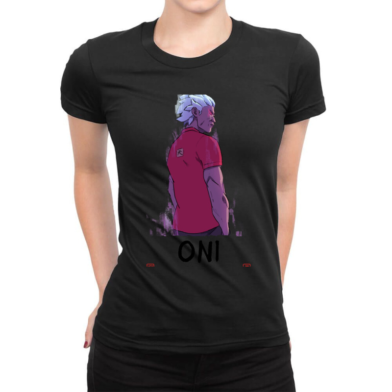 Oni  Casual Style Ladies Fitted T-Shirt by JohannaMay | Artistshot