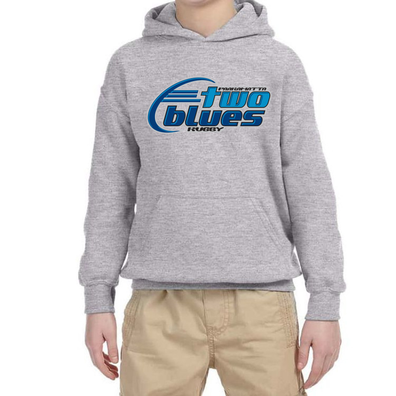 Parramatta Two Blues Youth Hoodie by januar | Artistshot