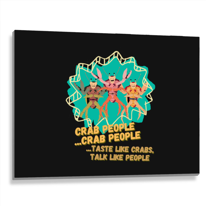 Crab People  11 Metal Print Horizontal | Artistshot