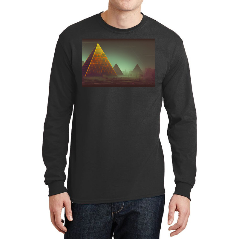 The Pyramids Long Sleeve Shirts | Artistshot