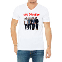 One Direction Watercolor [tw] V-neck Tee | Artistshot