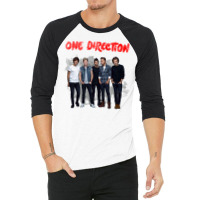 One Direction Watercolor [tw] 3/4 Sleeve Shirt | Artistshot