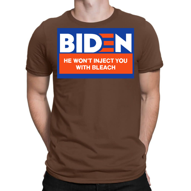 Biden He Wont Inject You With Bleach Active  Red T-shirt | Artistshot