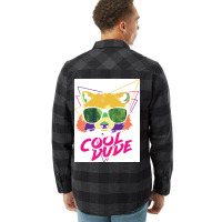 Cool Dude Poster Stars Flannel Shirt | Artistshot