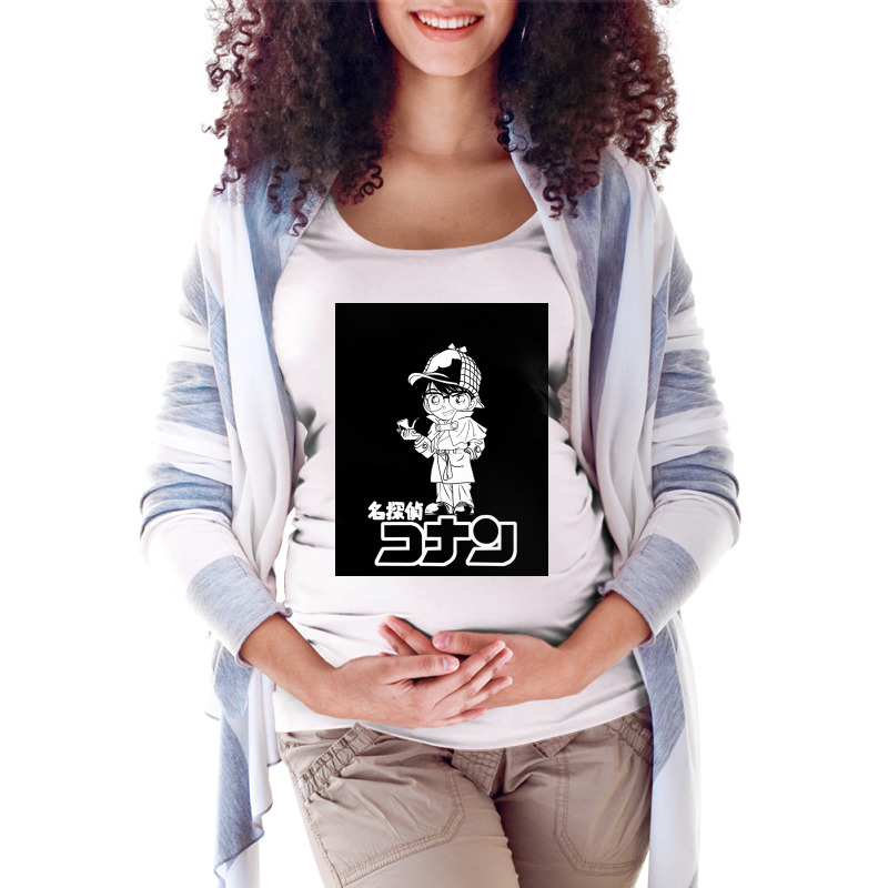 Detective Conan Poster Cool Maternity Scoop Neck T-shirt by astorgnesaa | Artistshot