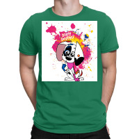 Doggy Davinci 101 Dalmatians Poster Green T-shirt | Artistshot