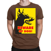 Beware Of Dog Warning Signs Jack Russell Terrier Poster 80s T-shirt | Artistshot