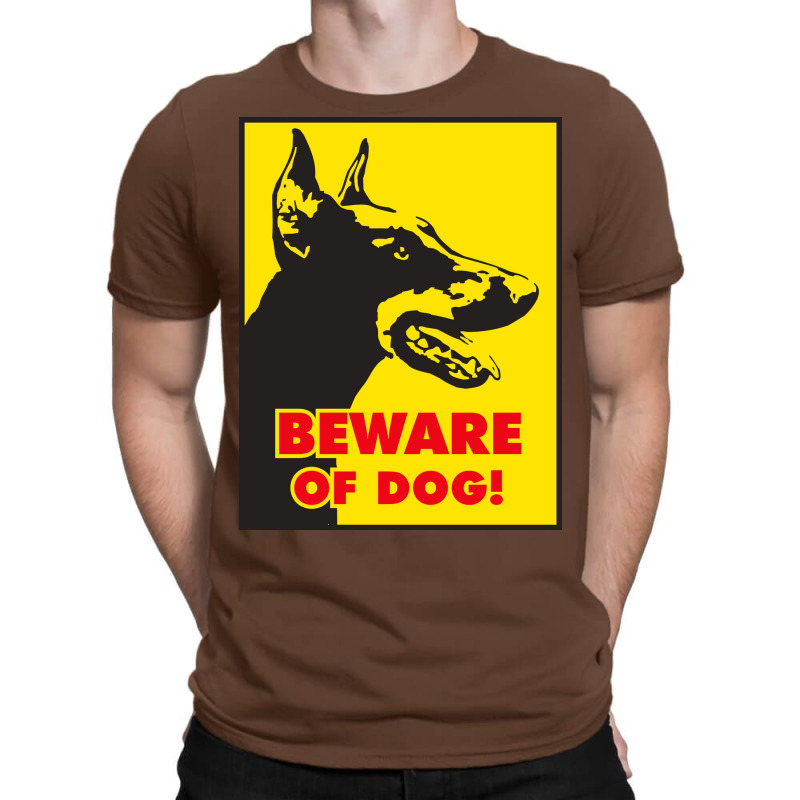 Beware Of Dog Warning Signs Jack Russell Terrier Poster 80s T-Shirt by bebbahctinb | Artistshot