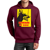 Beware Of Dog Warning Signs Jack Russell Terrier Poster 80s Unisex Hoodie | Artistshot