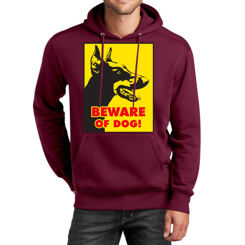 Beware Of Dog Warning Signs Jack Russell Terrier Poster 80s Unisex Hoodie by bebbahctinb | Artistshot