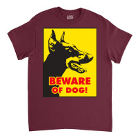 Beware Of Dog Warning Signs Jack Russell Terrier Poster 80s Classic T-shirt | Artistshot