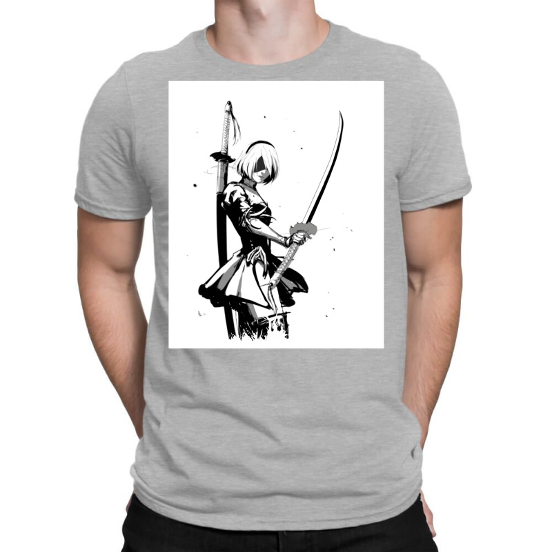 Automata Blade Graphic Tshirt Aesthetic Girl T-shirt | Artistshot