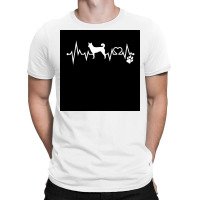 Canaan Dog Dog Heartbeat Ekg I Love My Canaan Dog Dog Lovers Nurse Dog T-shirt | Artistshot