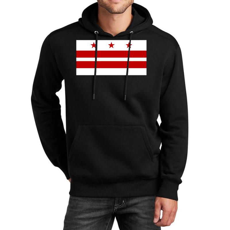 Flag Of Washington Dc   Girl Unisex Hoodie | Artistshot