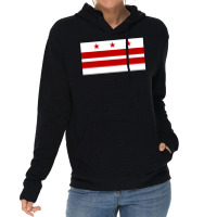 Flag Of Washington Dc   Girl Lightweight Hoodie | Artistshot