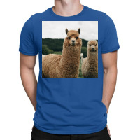 Cute Alpaca Poster 70s T-shirt | Artistshot