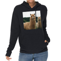 Cute Alpaca Poster 70s Lightweight Hoodie | Artistshot