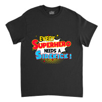 Kids Every Superhero Needs A Sidekick Brother Sister Classic T-shirt | Artistshot