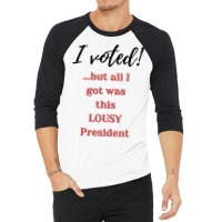 Funny 2020 Presidential Election Tshirt   Cute 3/4 Sleeve Shirt | Artistshot