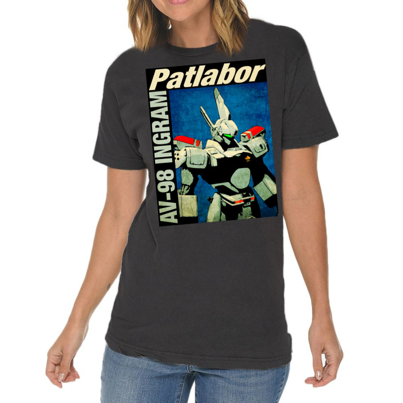 Ingram Patlabor Poster Aesthetic Vintage T-shirt | Artistshot