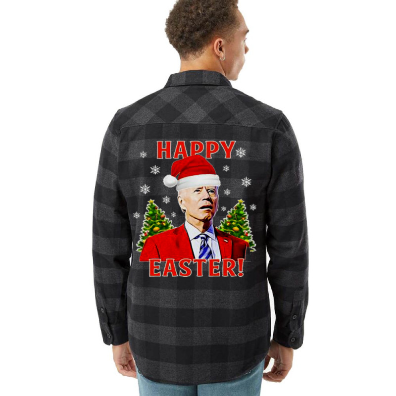 Funny Joe Biden Confused Happy Easter   Aesthetic Flannel Shirt | Artistshot