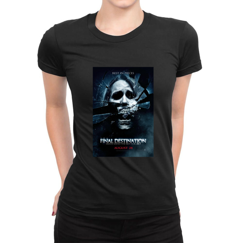 Fate And Prophecy Final Destination Halloween The Movie Retro Ladies Fitted T-Shirt by AbeaJuanje | Artistshot