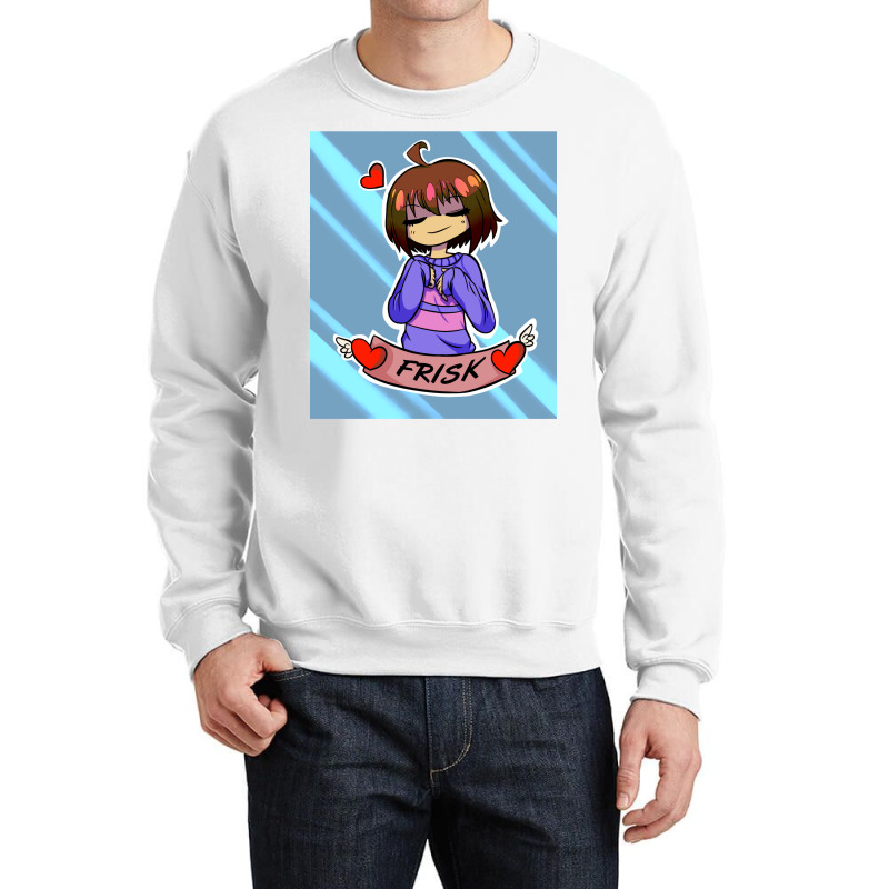 Frisk Classic Tshirt 70s Tumblr Crewneck Sweatshirt | Artistshot