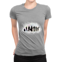 The Endless Silhouettes Ladies Fitted T-shirt | Artistshot