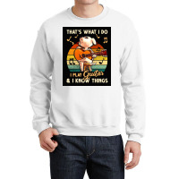 Dog Play Guita Poster Love Crewneck Sweatshirt | Artistshot