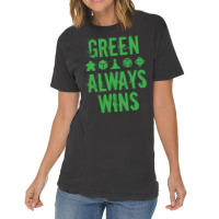 Green Always Wins Classic Tshirt Trending Green Vintage T-shirt | Artistshot