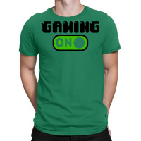 Gaming Mode On Nerd Geek Pc Controller Graphic Gamer Sayings Graphic C T-shirt | Artistshot