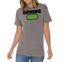 Gaming Mode On Nerd Geek Pc Controller Graphic Gamer Sayings Graphic C Vintage T-shirt | Artistshot