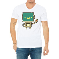 Enter The Gungeon Robot Classic Tshirt Hippie Summer V-neck Tee | Artistshot