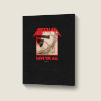 Messiah Save 'em All (heavy Crusade) Portrait Canvas Print | Artistshot