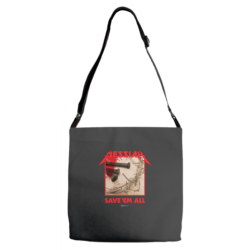 Messiah Save 'em All (heavy Crusade) Adjustable Strap Totes | Artistshot