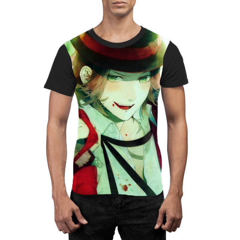 Laito Sakamaki Smirk Poster Girl (1) Graphic T-shirt | Artistshot