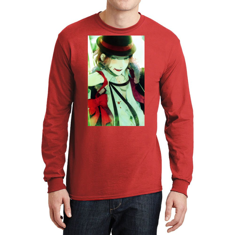 Laito Sakamaki Smirk Poster Girl (1) Long Sleeve Shirts | Artistshot