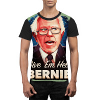 Give Em Hell Bernie   80s Graphic T-shirt | Artistshot