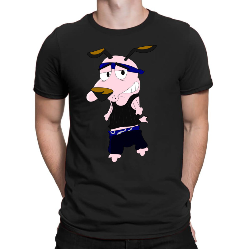 Gangster Courage The Cowardly Dog 1 T-shirt | Artistshot