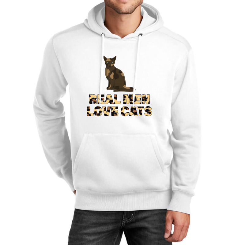 Real Men Love Cats Unisex Hoodie | Artistshot