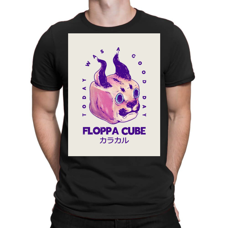 Floppa Cube Today Was A Good Day Flop Flop Happy Floppa Friday Racist T-shirt | Artistshot