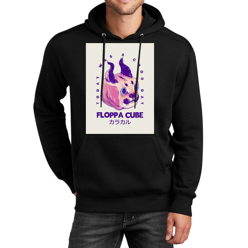 Floppa Cube Today Was A Good Day Flop Flop Happy Floppa Friday Racist Unisex Hoodie | Artistshot