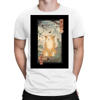 Edo Cat Poster Aesthetic T-shirt | Artistshot