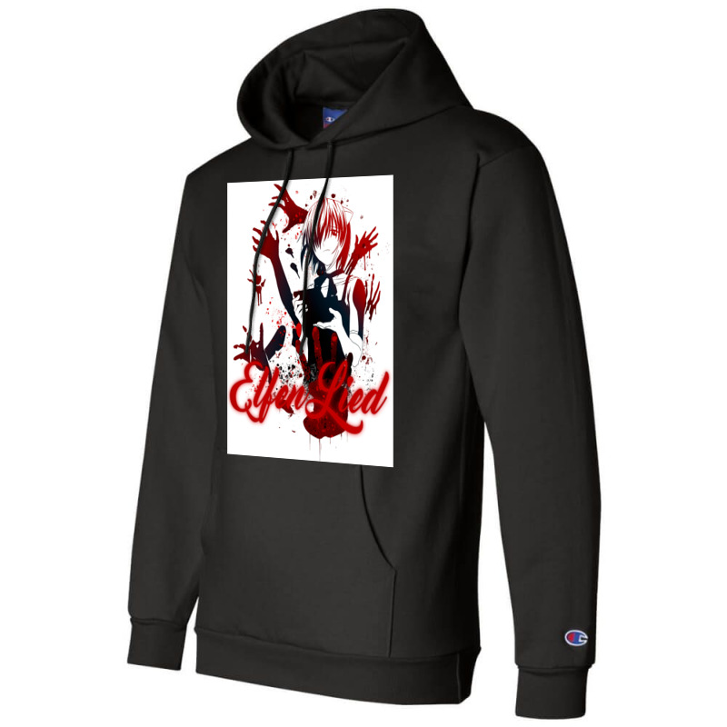 Elfen Lied Poster Yellow (1) Champion Hoodie | Artistshot