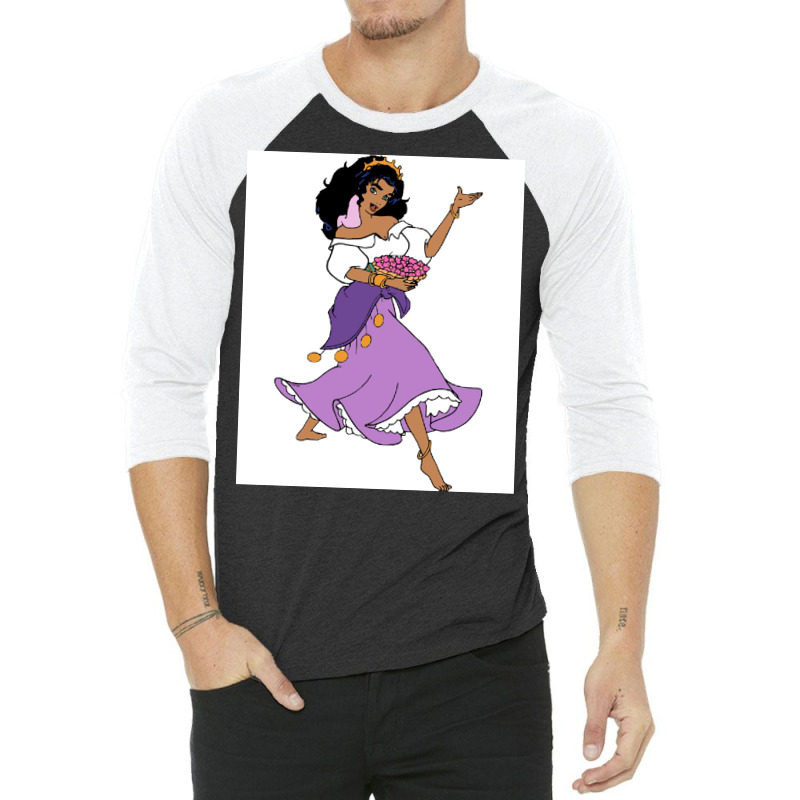 Hunchback Of Notre Dame Sticker  Hipster 3/4 Sleeve Shirt by atitikanokok | Artistshot