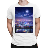 Lofi City Poster Aesthetic T-shirt | Artistshot